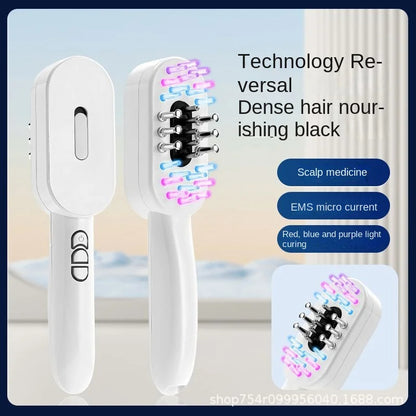 Red-Blue Hair Scalp Massager