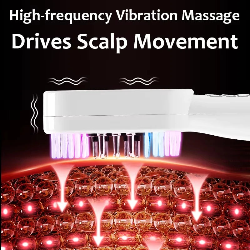 Red-Blue Hair Scalp Massager