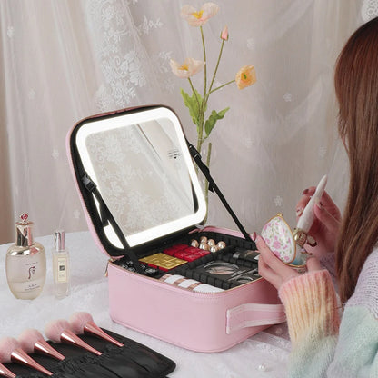 LED Makeup Mirror Handheld Makeup