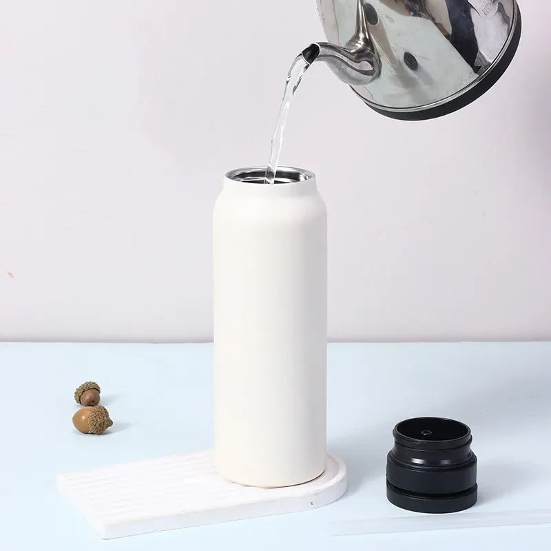 Stainless Steel Water Bottle With Phone Holder