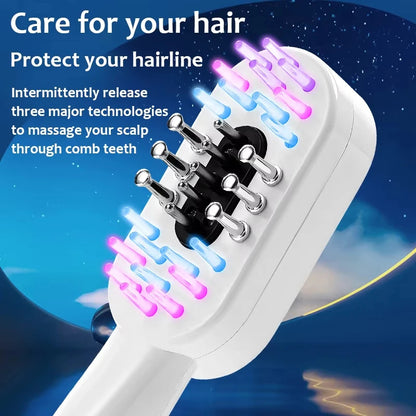 Red-Blue Hair Scalp Massager