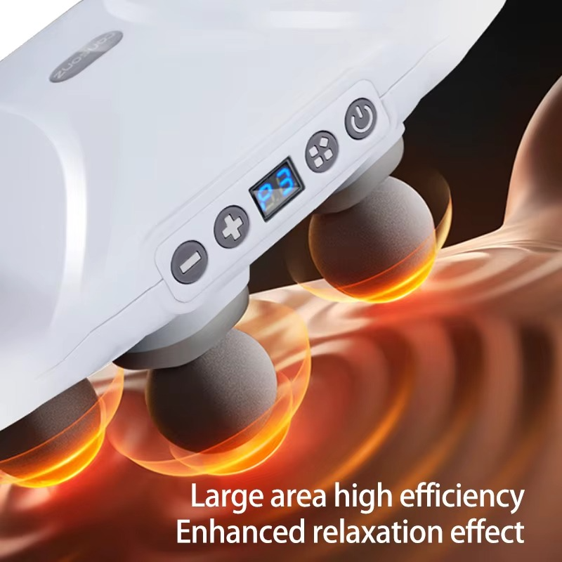 4-Heads Fascia Massage Gun