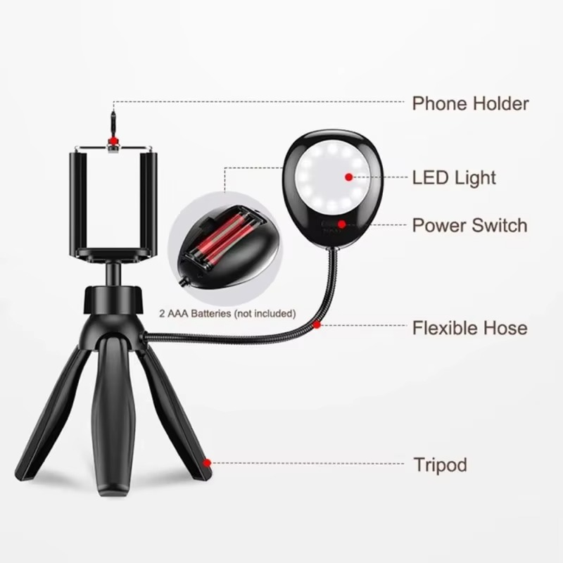 Tripod & Selfi Ring Light