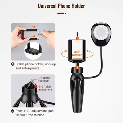 Tripod & Selfi Ring Light