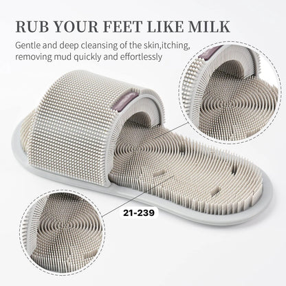 Silicone Foot Wash Brush Slipper