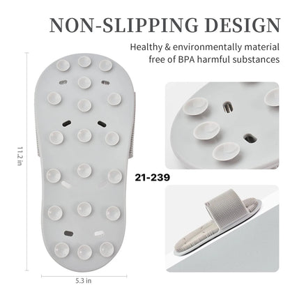 Silicone Foot Wash Brush Slipper