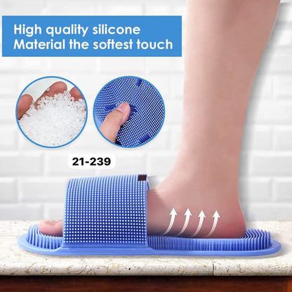 Silicone Foot Wash Brush Slipper