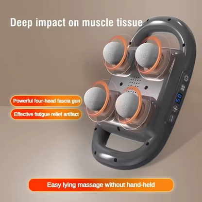 4-Heads Fascia Massage Gun