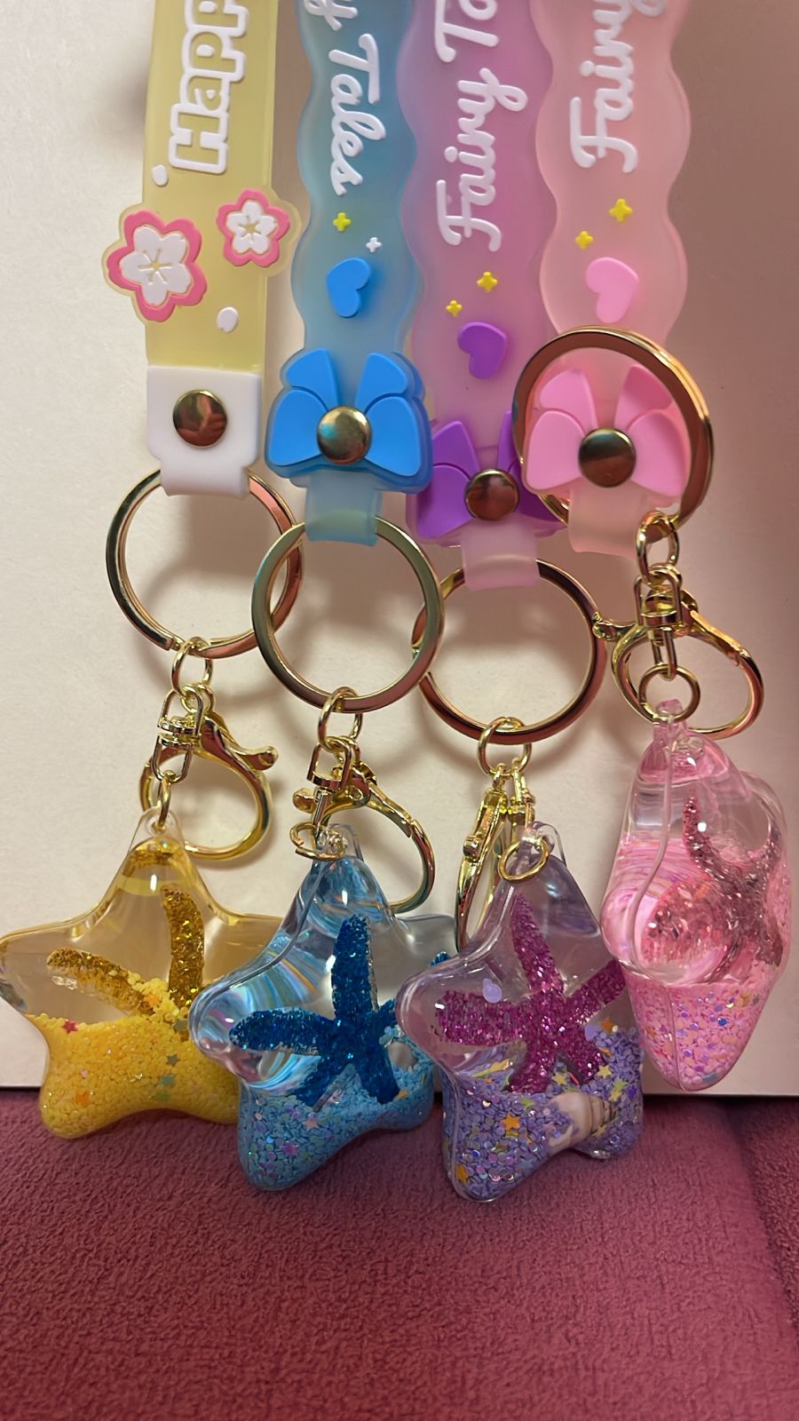 Starfish Quick Sand KeyChain