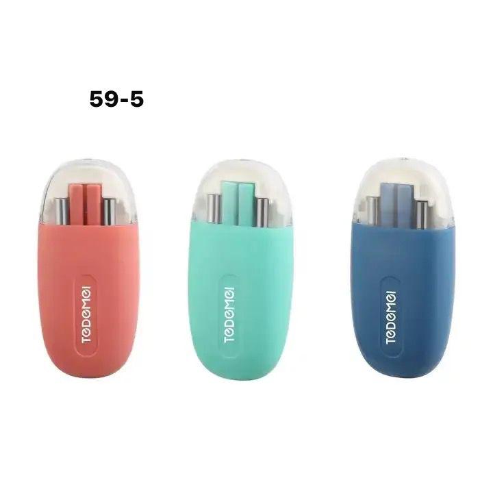 Set Stainless Steel Chopstick Fork Spoon Set